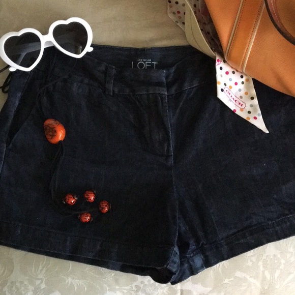 🌻LOFT Riviera Jean Shorts with pockets. Size 4. - Picture 2 of 7